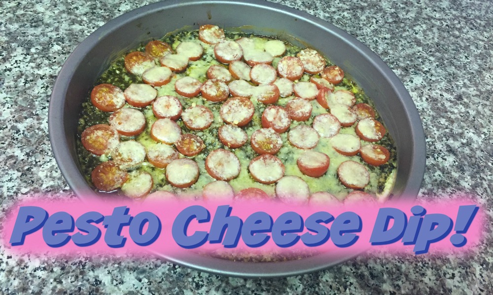 Tomato Pesto Cheese Dip Perfect and Easy for the Holidays!