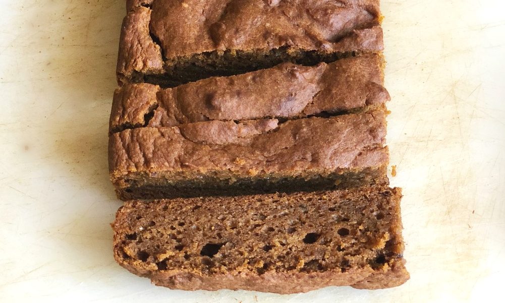 vegan pumpkin spiced bread