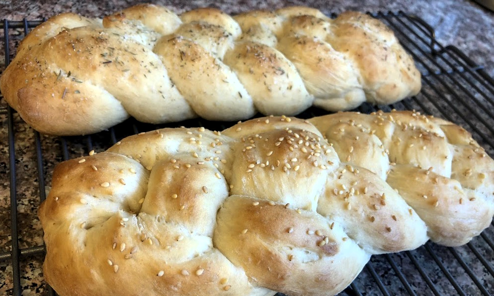 vegan challah bread