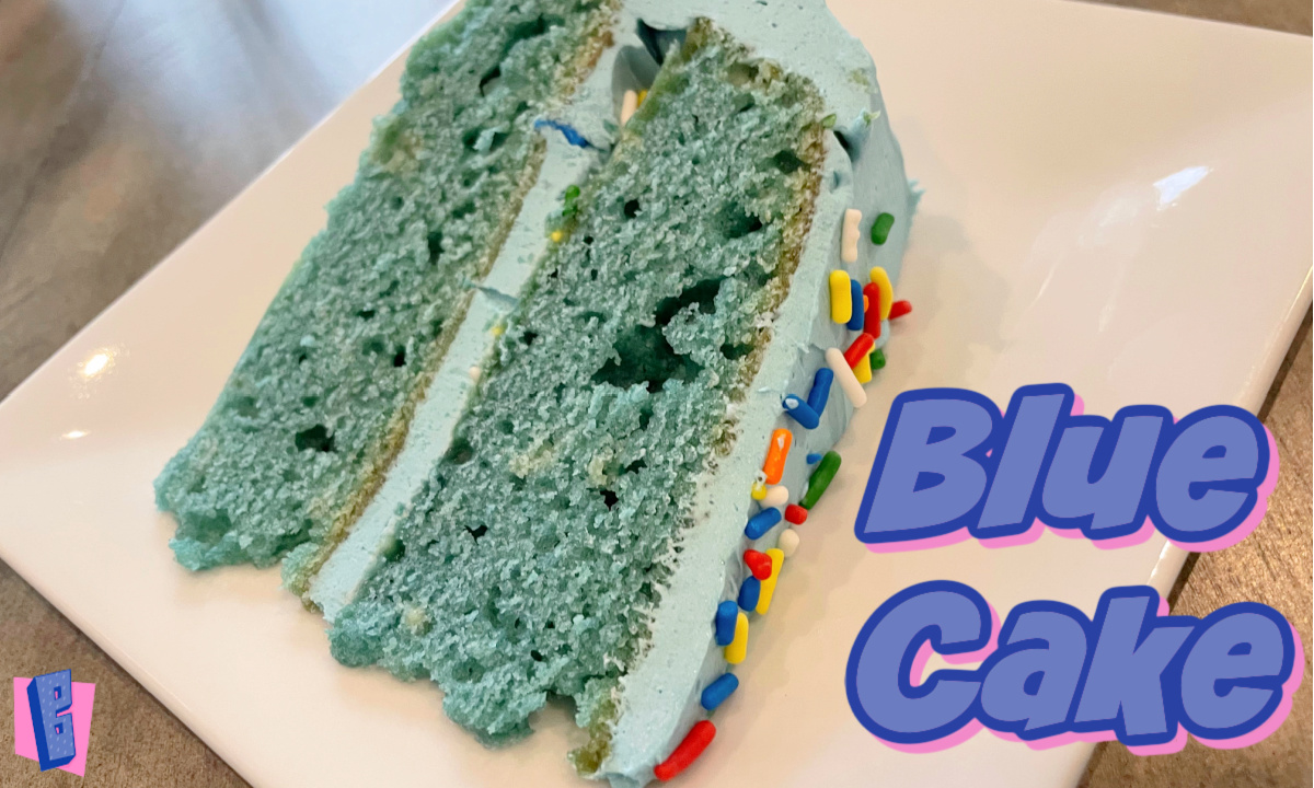 blue cake